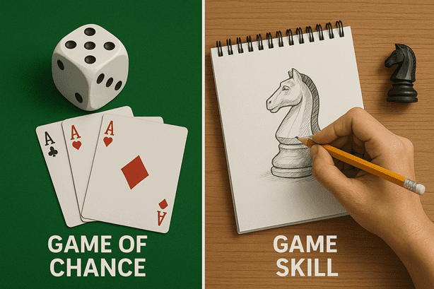 Game of chance vs Game of skills image