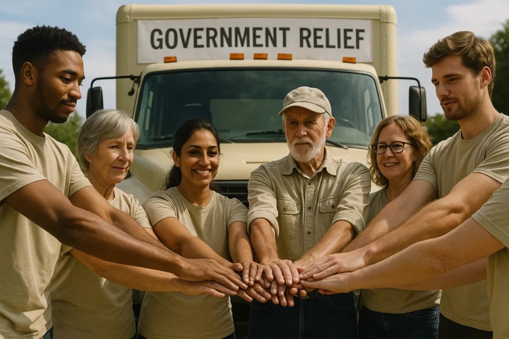 Government relief distribution