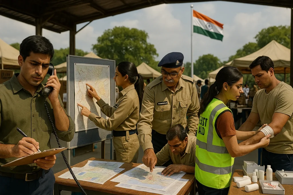 civilians helping army during war