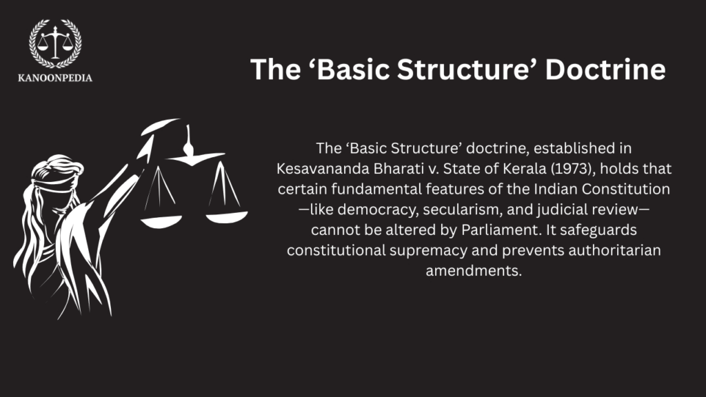 The ‘Basic Structure’ Doctrine