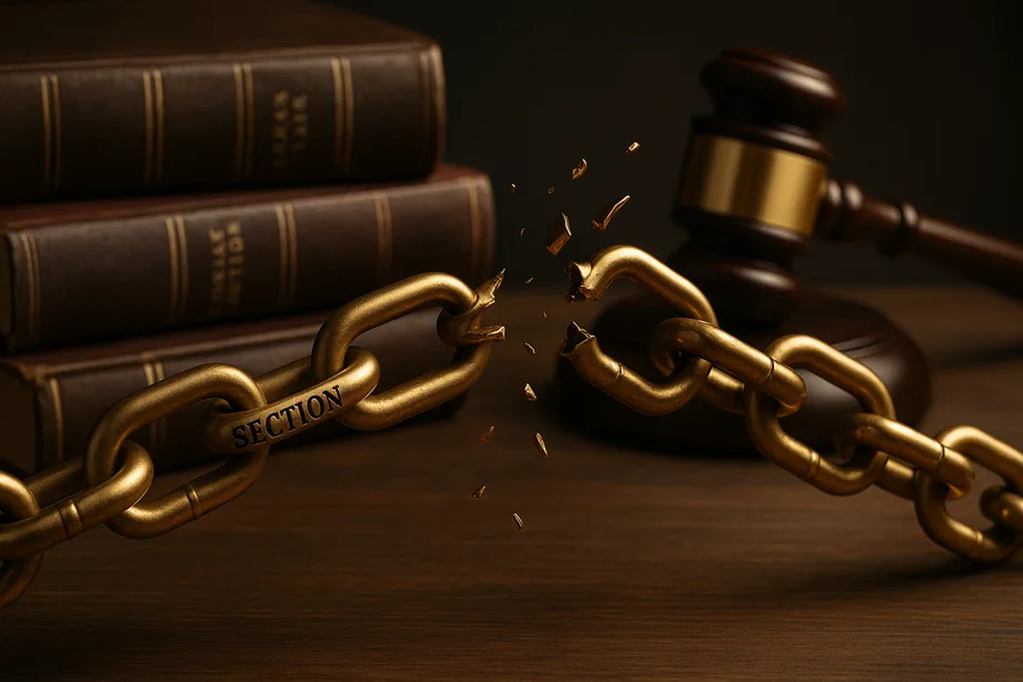 BROKEN SECTION VISUALISING ADULTERY NO MORE A CRIME