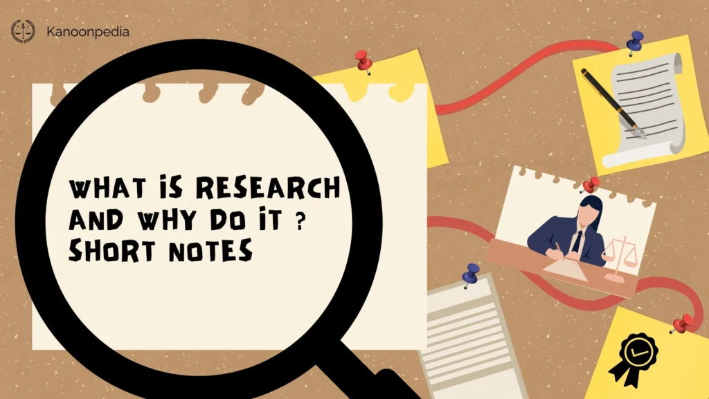 What is Research and Why Do It ? short notes