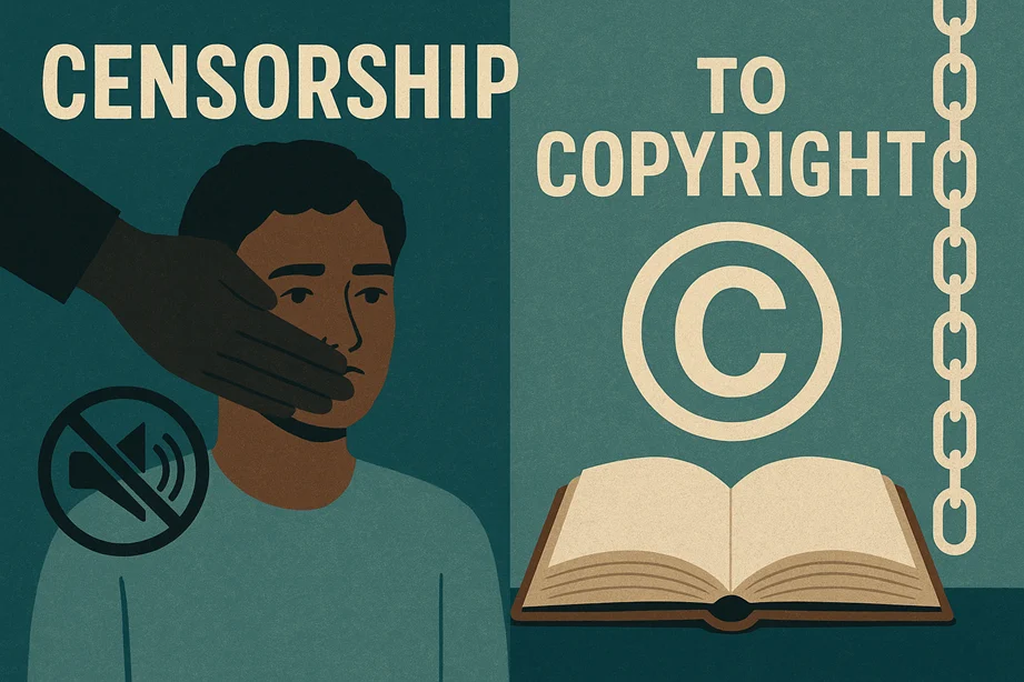 Censorship to copyright