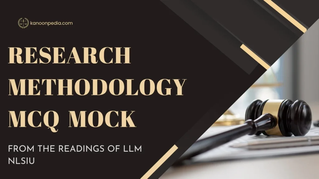 Research Methodology MCQ LLM NLS