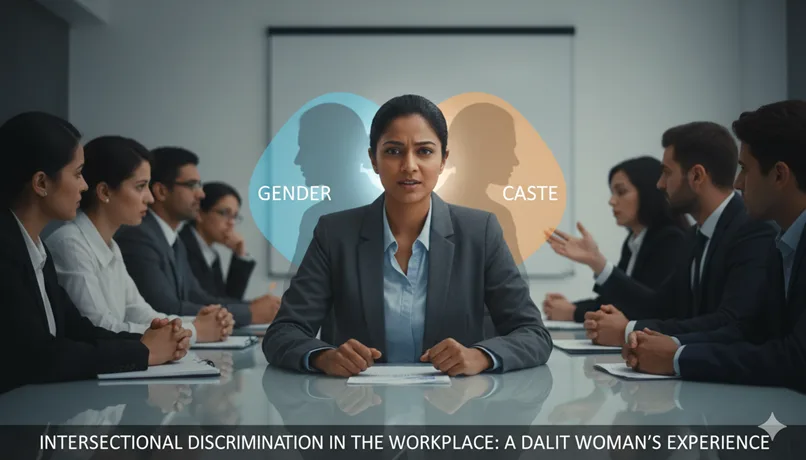 Visual example of intersectional discrimination in action