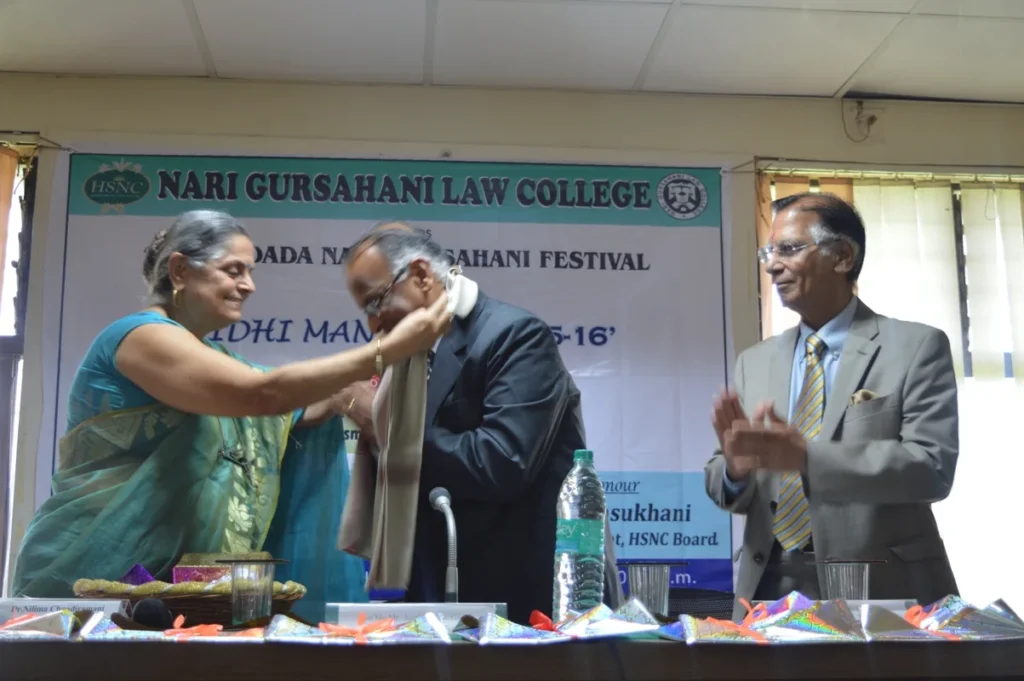 Justice R Y Ganoo
AT Nari Gursahani Law College recruitment 2025