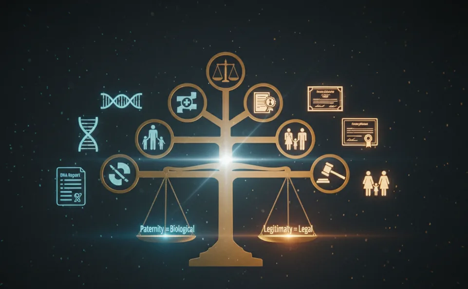 Difference Between Paternity and Legitimacy, what is legitimacy, what is paternity
